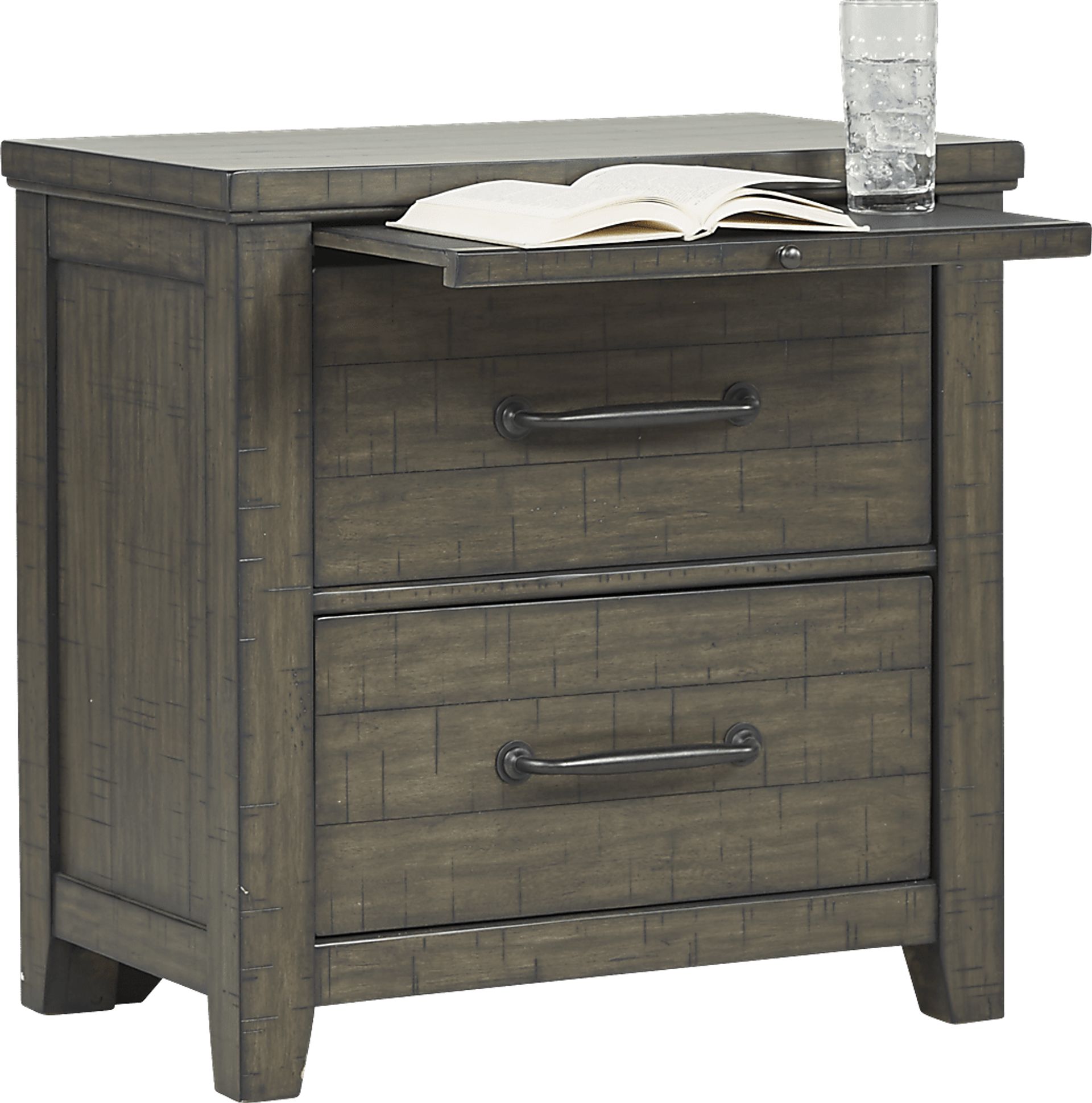 Urban Plains Gray Nightstand - Image 2