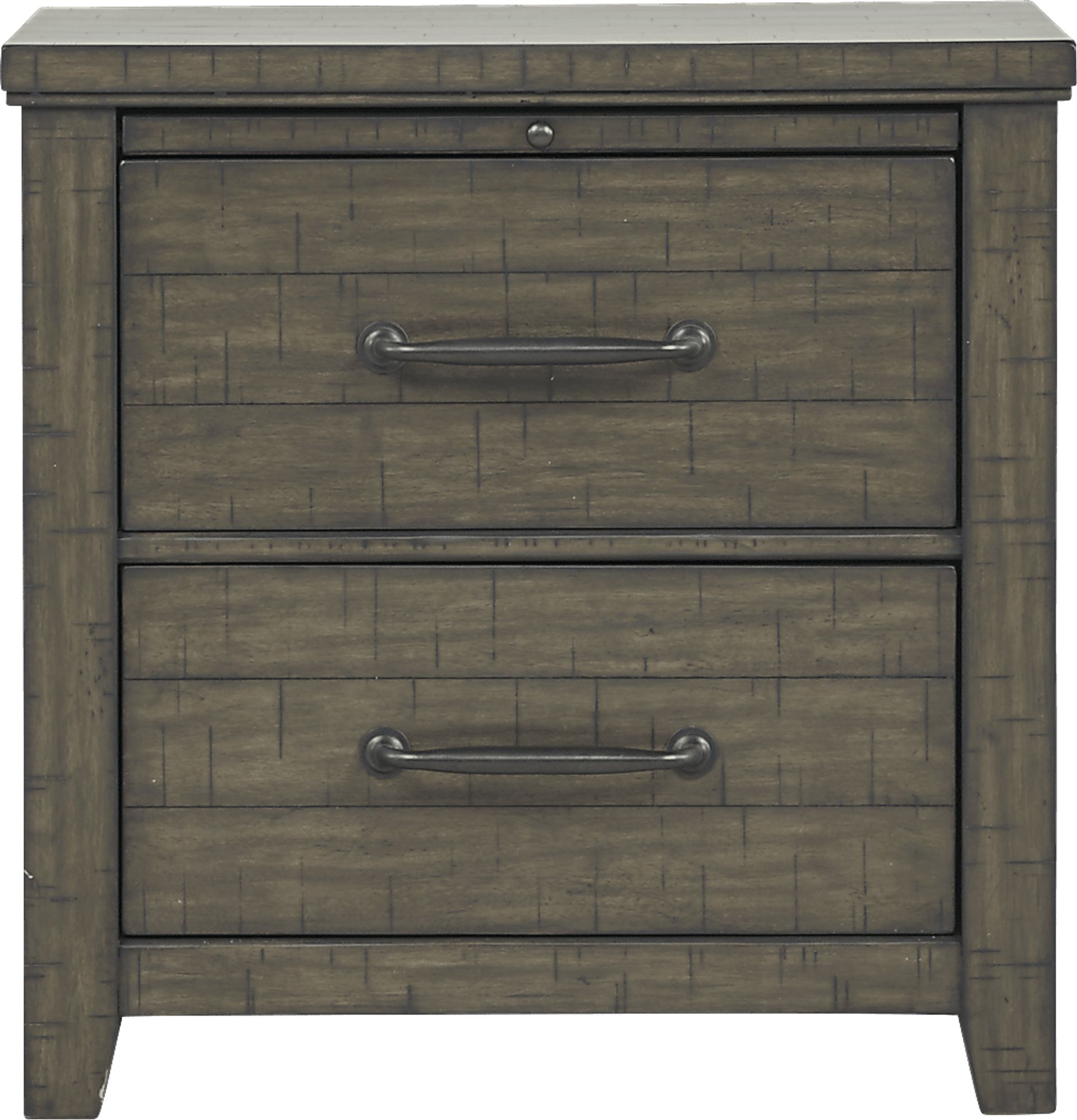 Urban Plains Gray Nightstand - Image 1