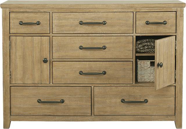 Urban Plains Mahogany Door Dresser - Thumbnail - Image 2