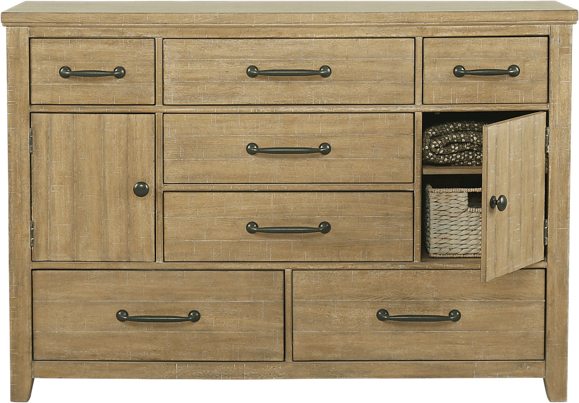 Urban Plains Mahogany Door Dresser - Image 2
