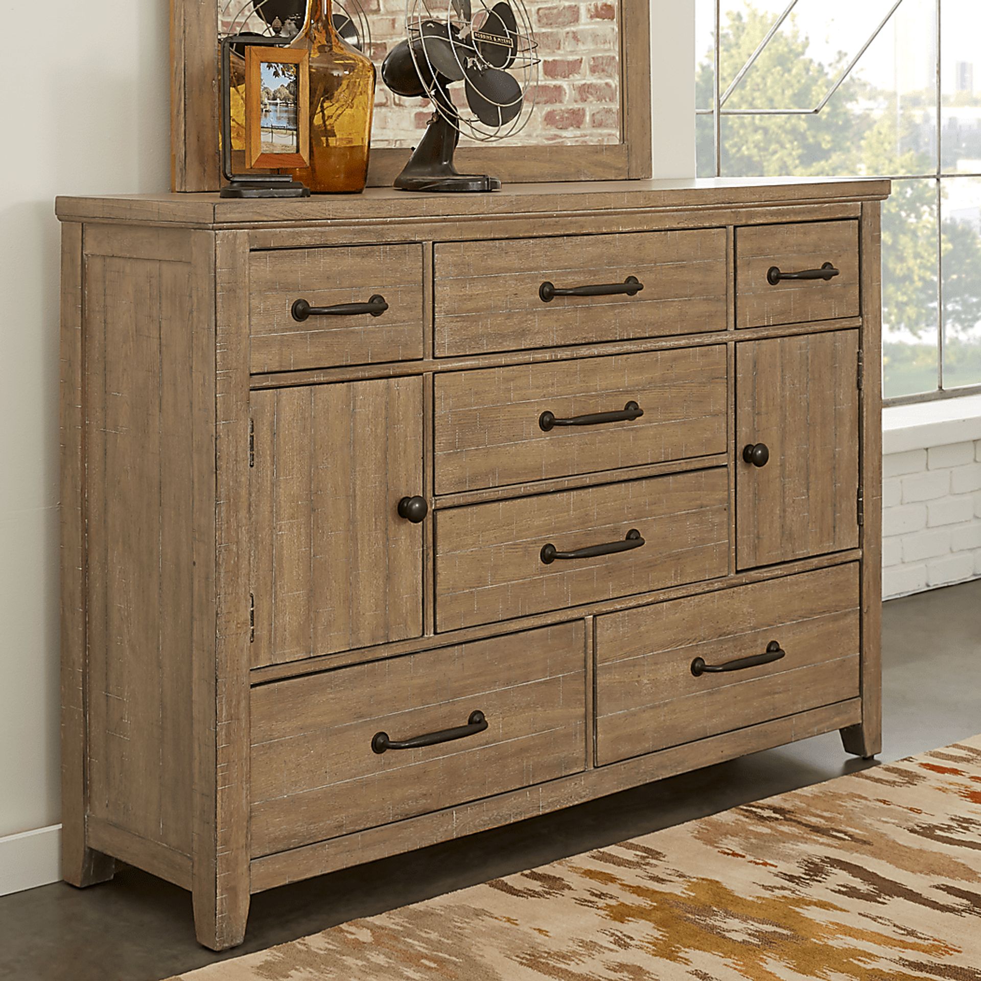 Urban Plains Mahogany Door Dresser - Image 3