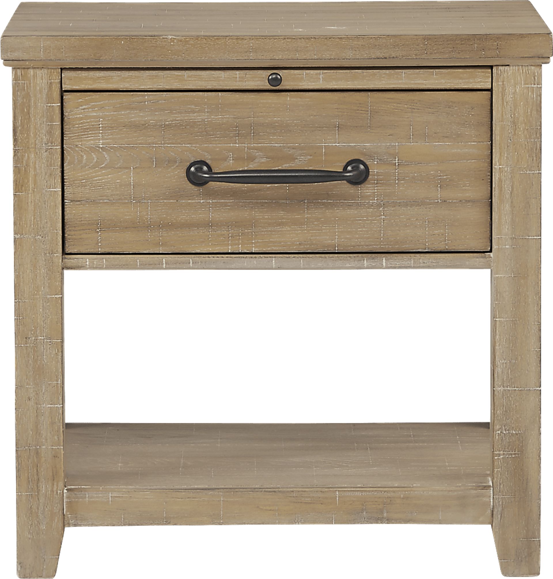 Urban Plains Mahogany Dark Wood Leg Nightstand Rooms to Go