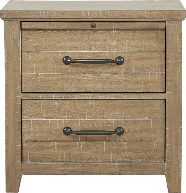 Urban Plains Mahogany Nightstand - Thumbnail - Image 1