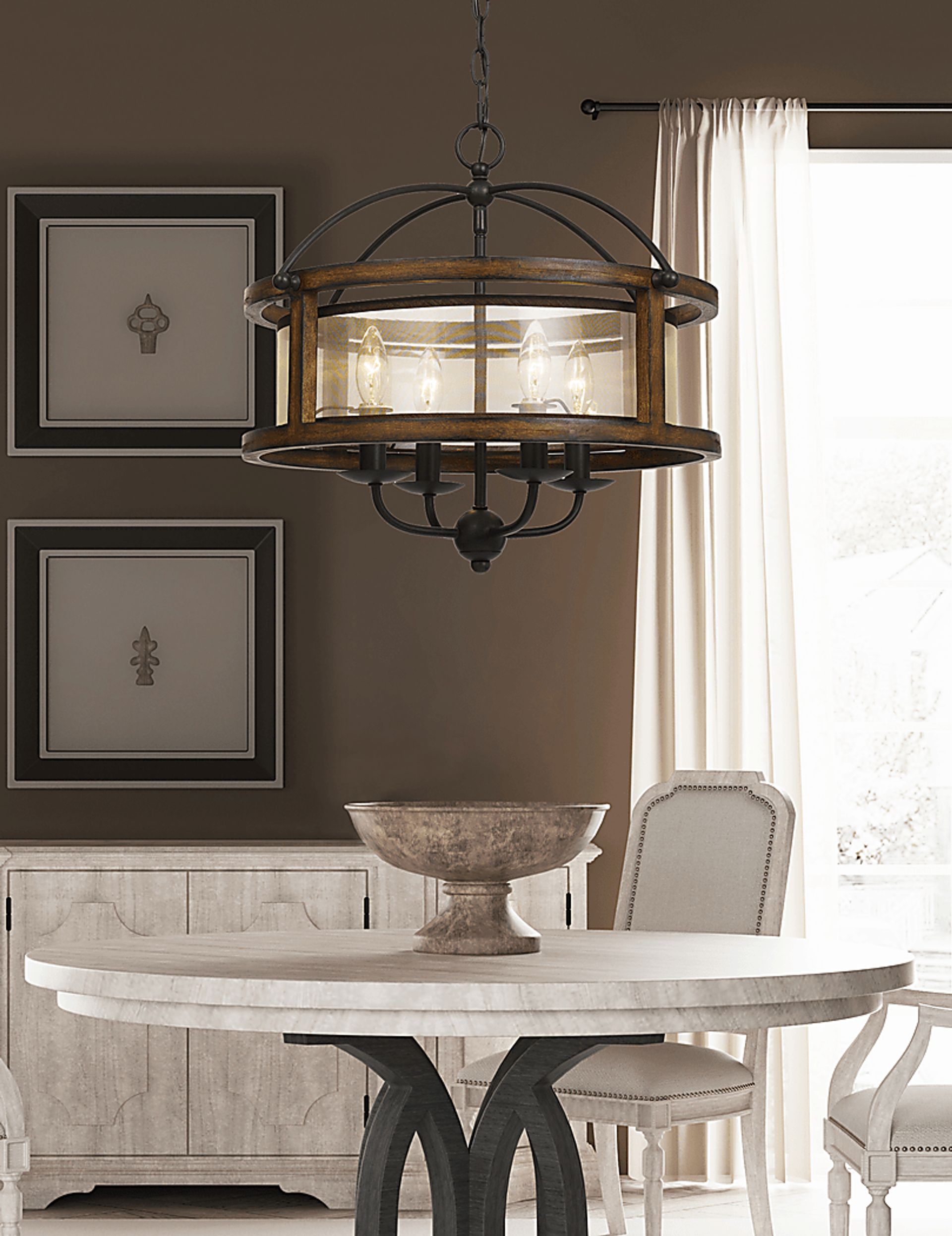 Urbandale Brown Chandelier - Image 2