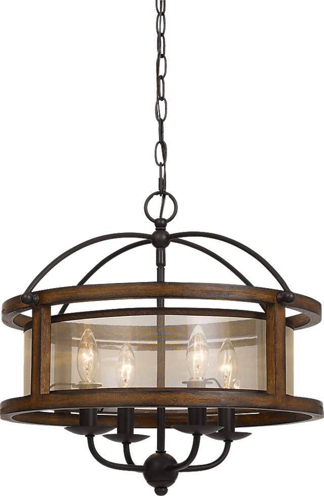 Urbandale Brown Chandelier - Thumbnail - Image 1
