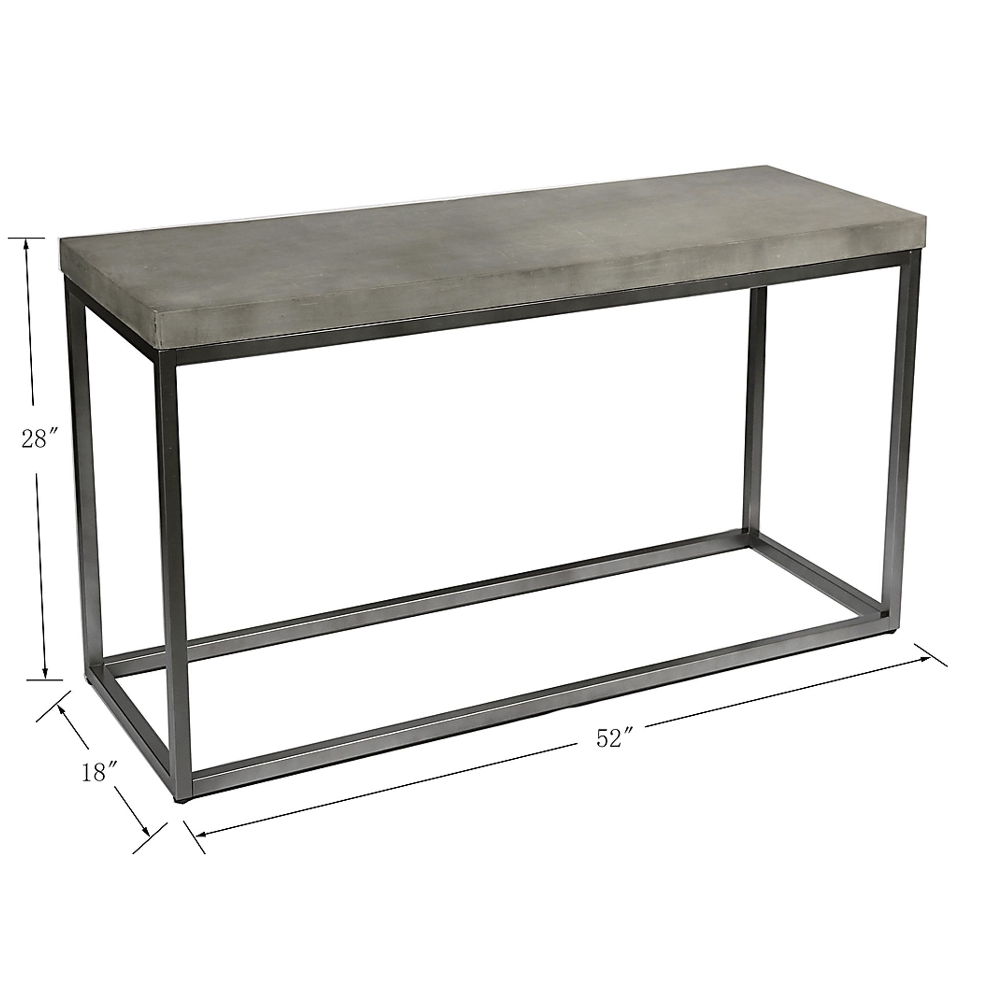Urbandale Court  Gray Sofa Table - Image 5