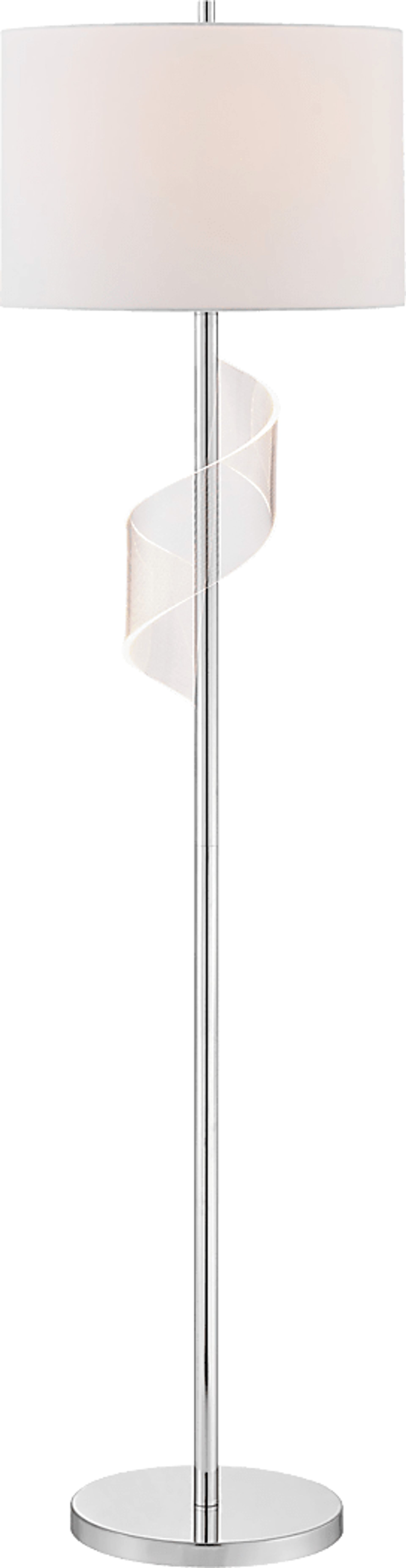 Uriah Way Silver Floor Lamp - Image 1