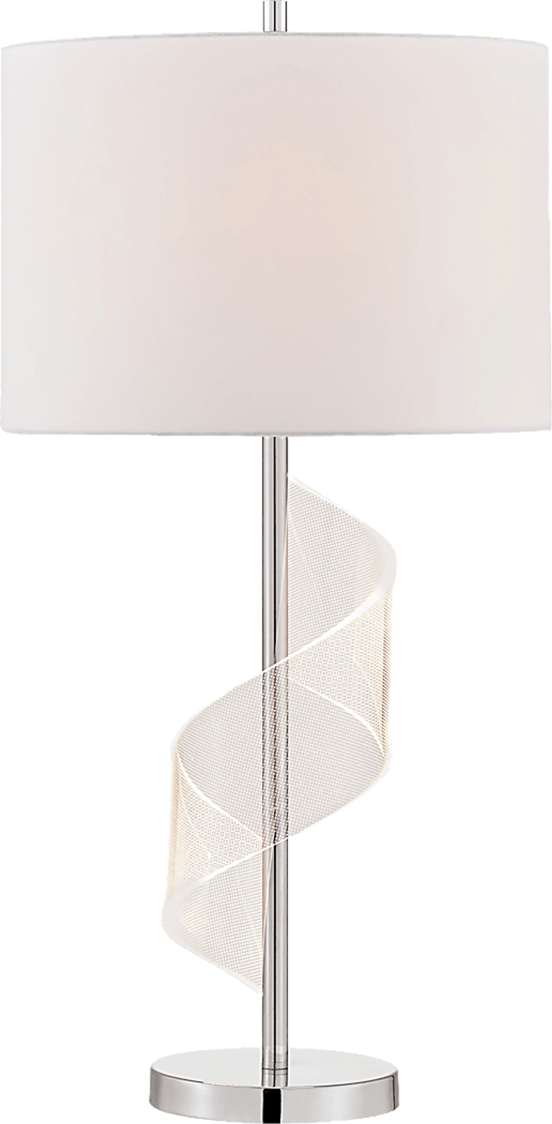 Uriah Way Silver Lamp - Image 1