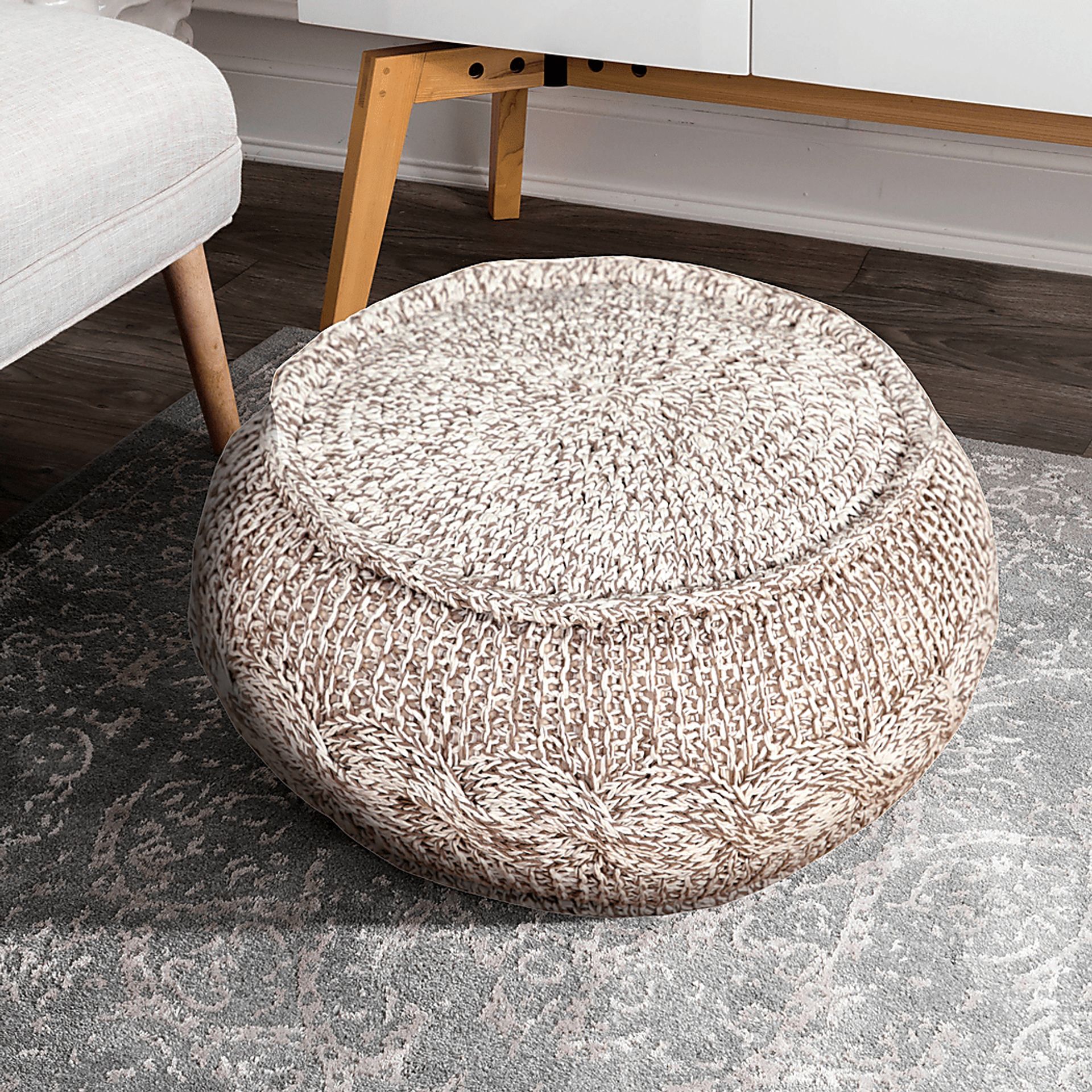 Urili Natural Pouf - Image 3
