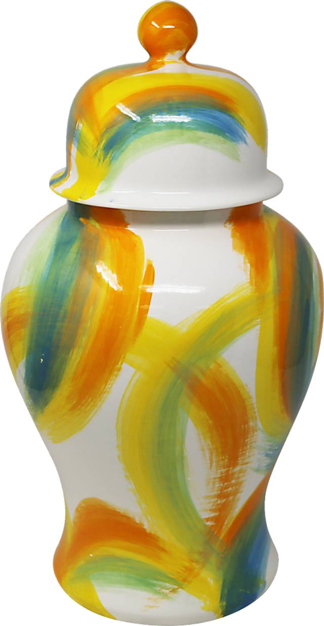 Urmston Orange Jar - Thumbnail - Image 1