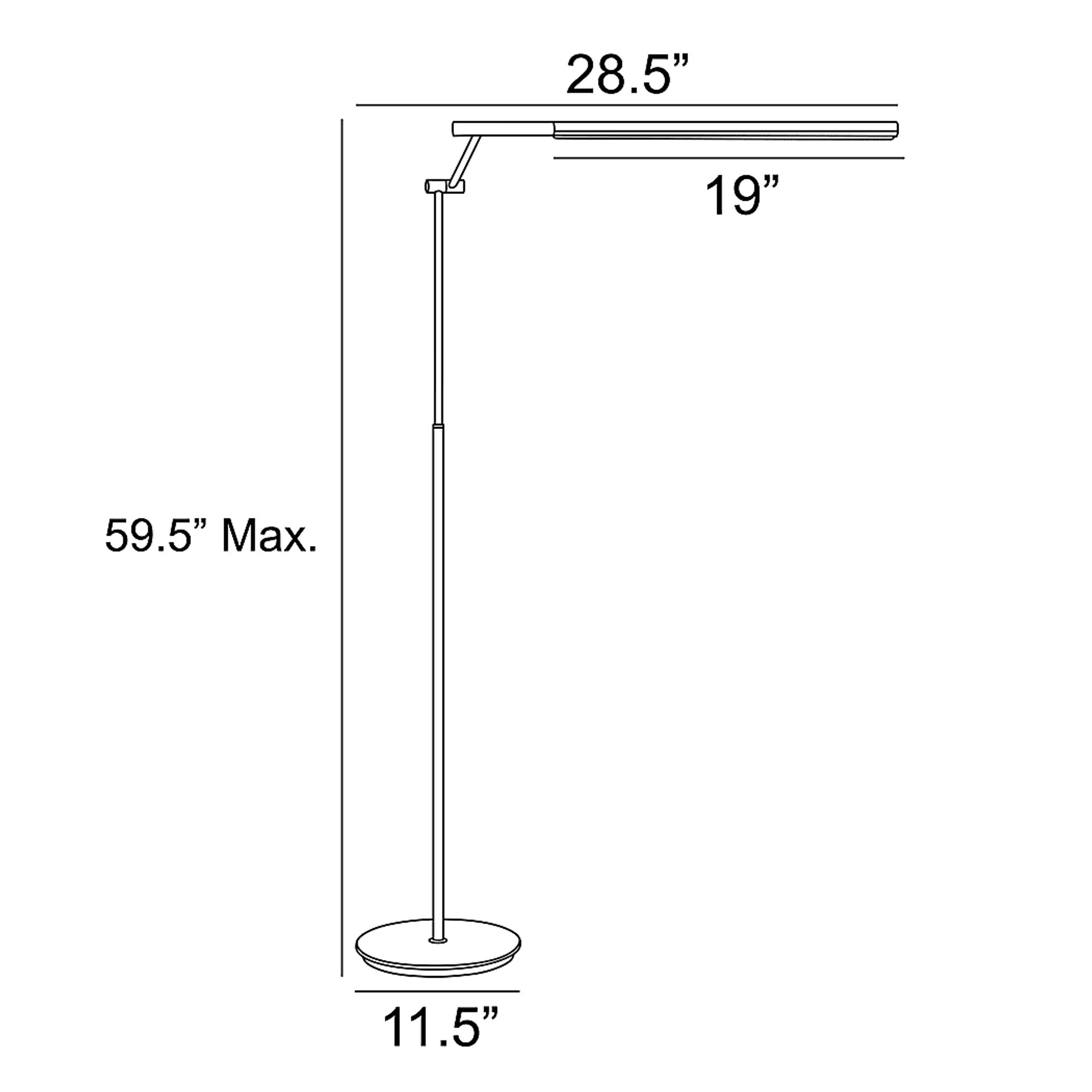 Uryno Road Black Floor Lamp - Image 4