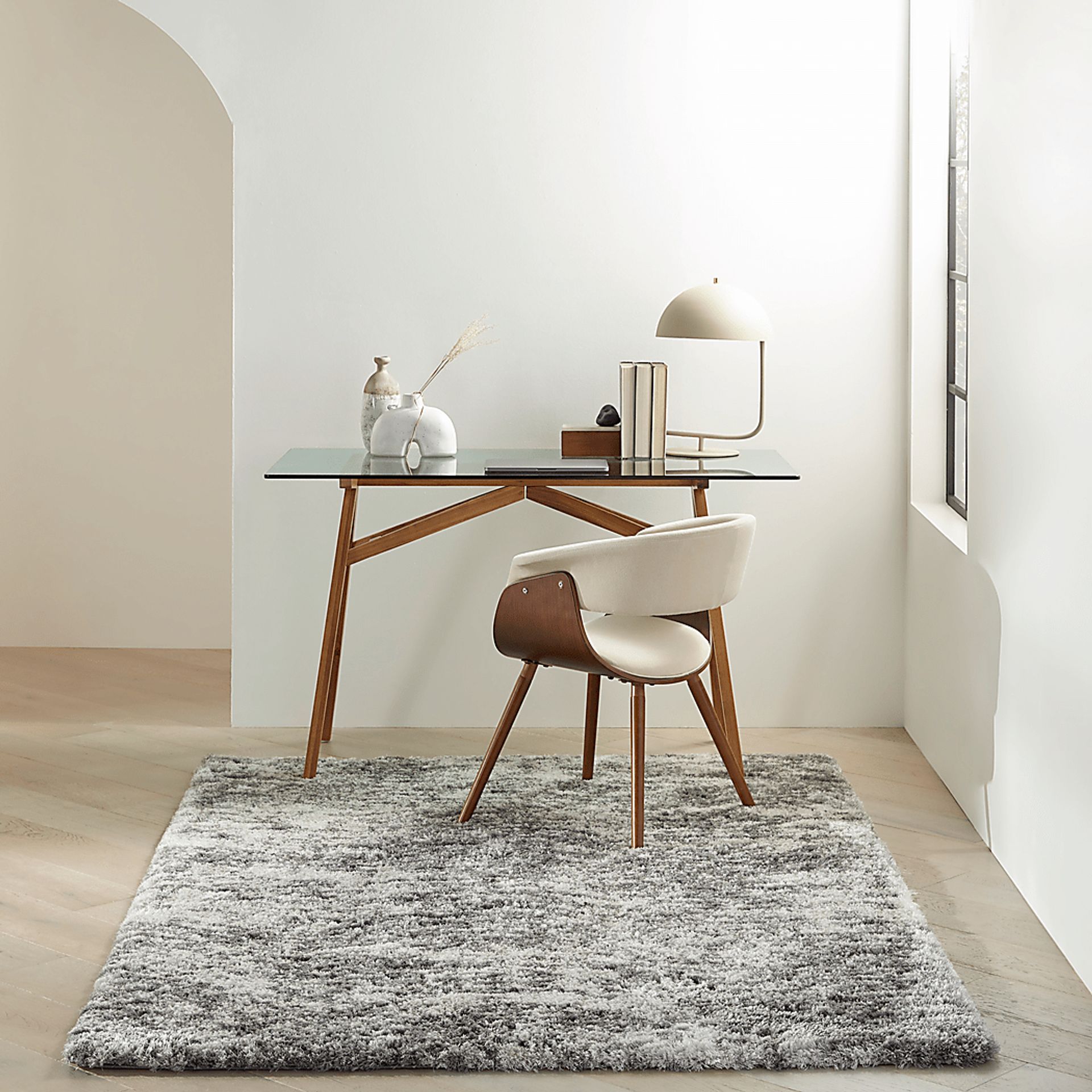 Urzal Gray/Charcoal 6'7 x 9'2 Rug - Image 2