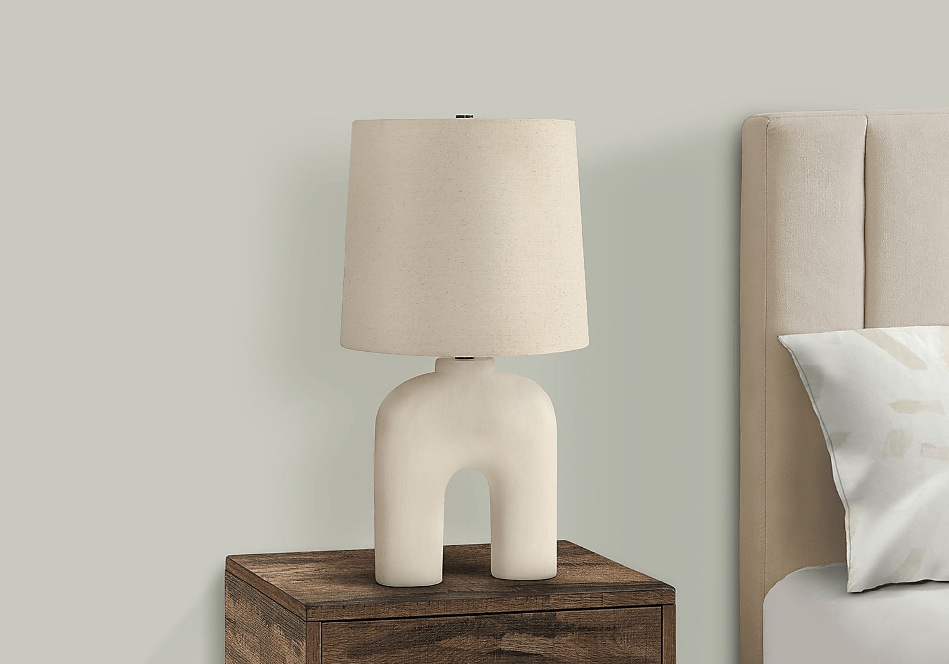 Uthese Post Cream Lamp - Image 2
