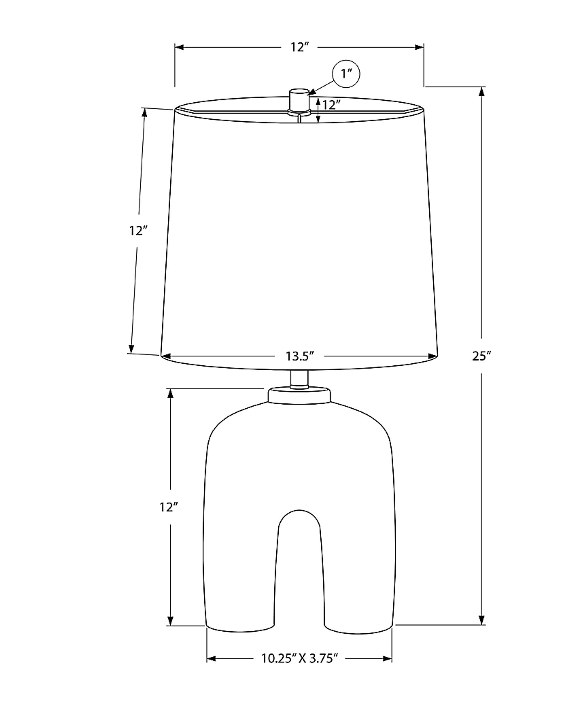 Uthese Post Cream Lamp - Image 4