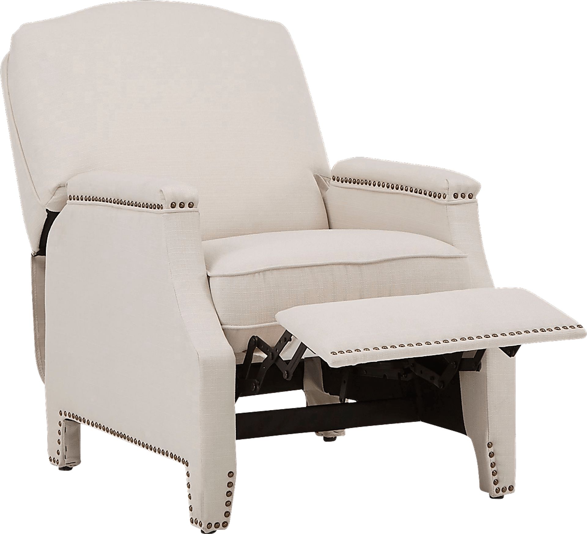 Utila Beige Pushback Recliner - Image 5