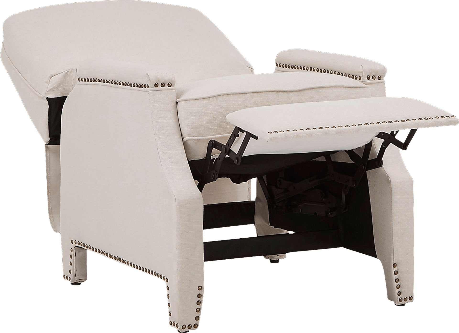 Utila Beige Pushback Recliner - Image 10