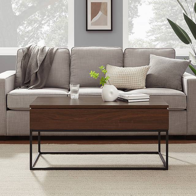 Utrin Dark Brown Lift Top Cocktail Table - Thumbnail - Image 4