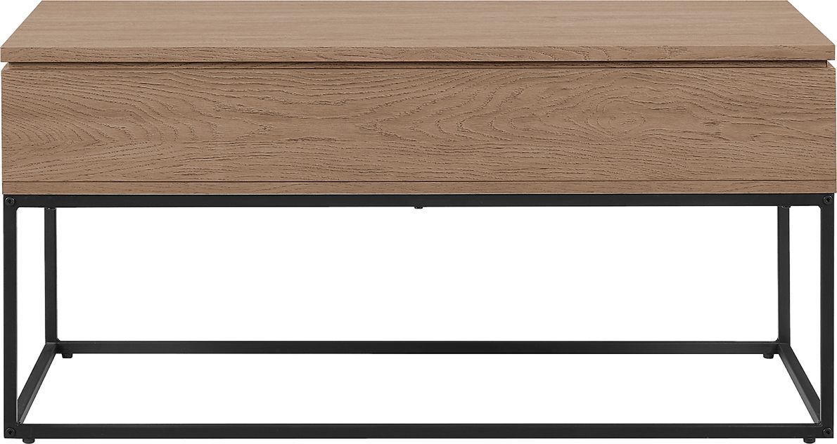 Utrin Light Oak Lift Top Cocktail Table