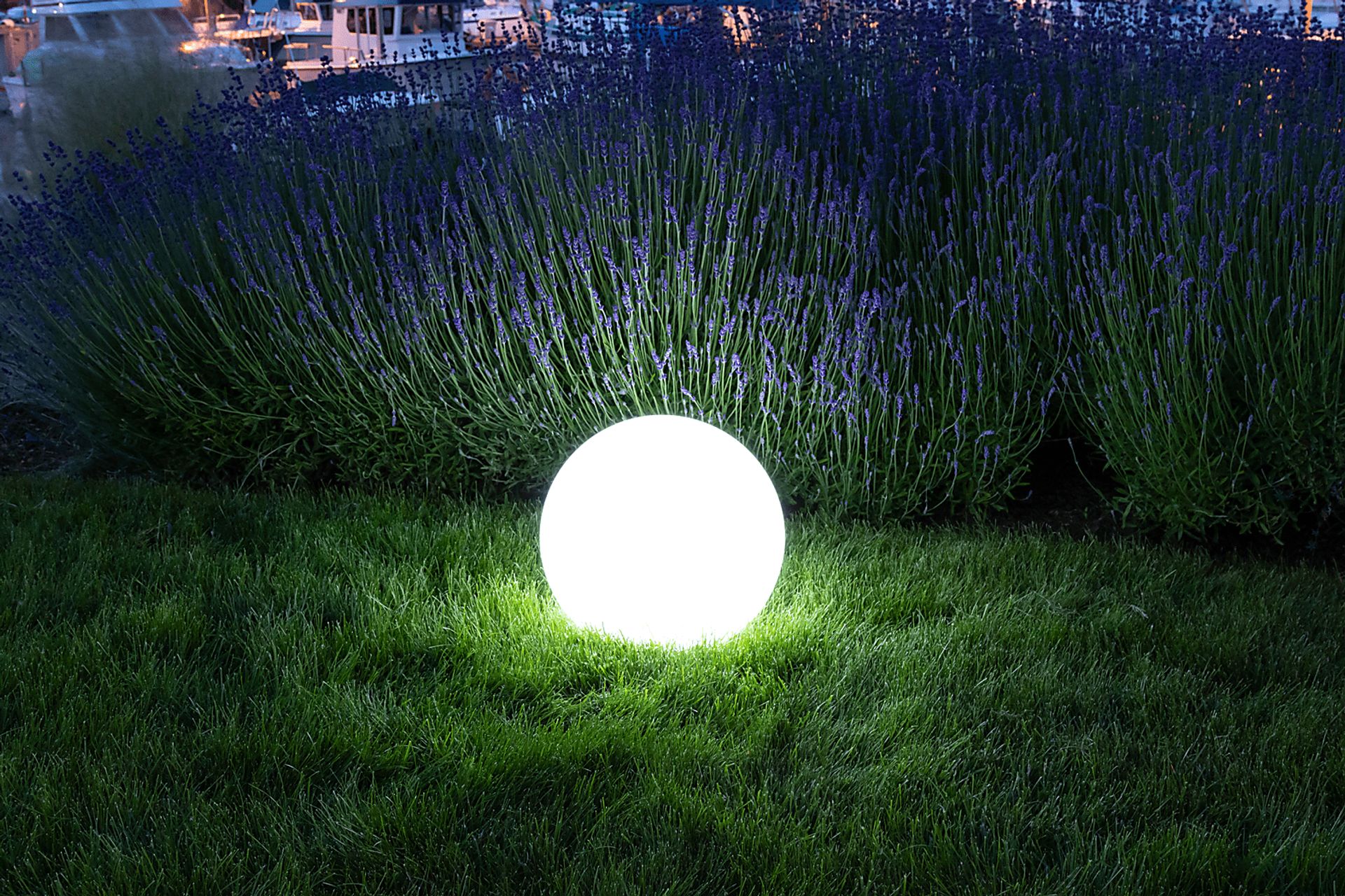 Uvari Way Indoor/Outdoor White Rechargeable Lantern - Image 3