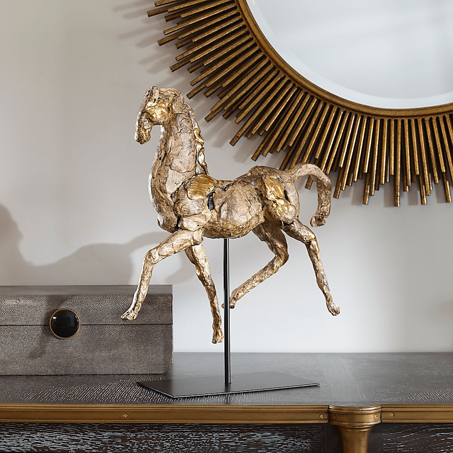 Vaccaro Gold Sculpture - Image 4