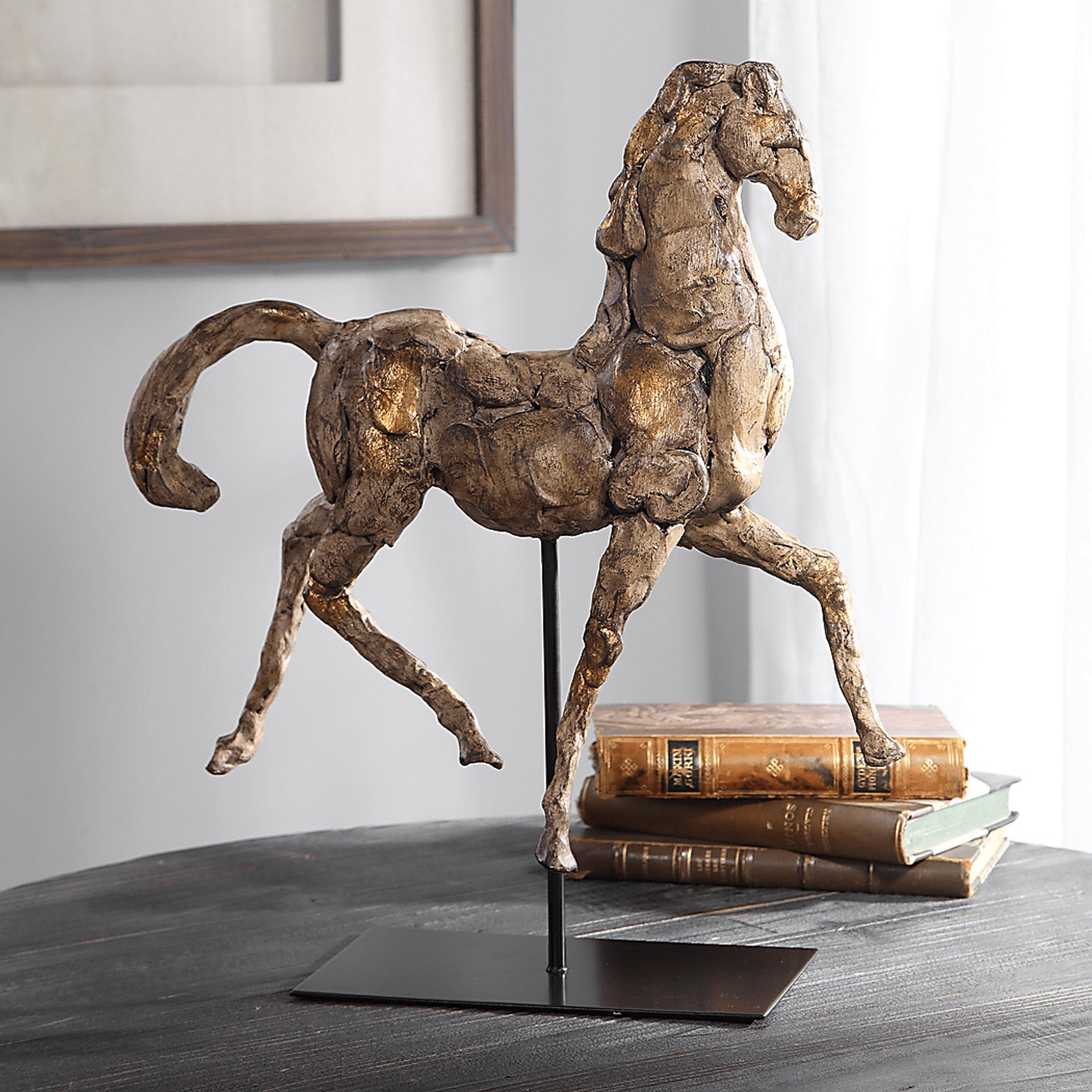 Vaccaro Gold Sculpture - Image 5