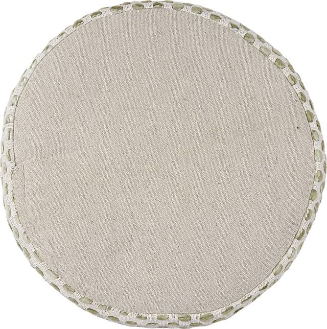 Vaddo Sage/Ivory Pouf - Thumbnail - Image 3