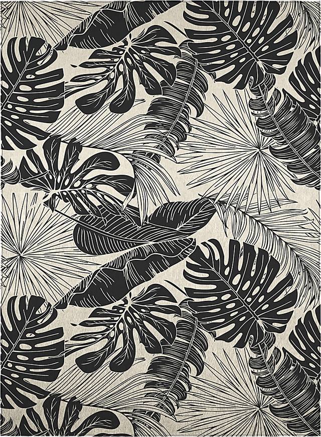 Vadella Black 5' x 8' Rug - Thumbnail - Image 1