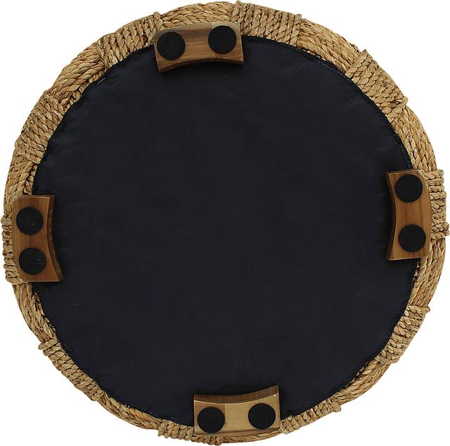 Vaessa Brown Round Accent Table - Thumbnail - Image 3