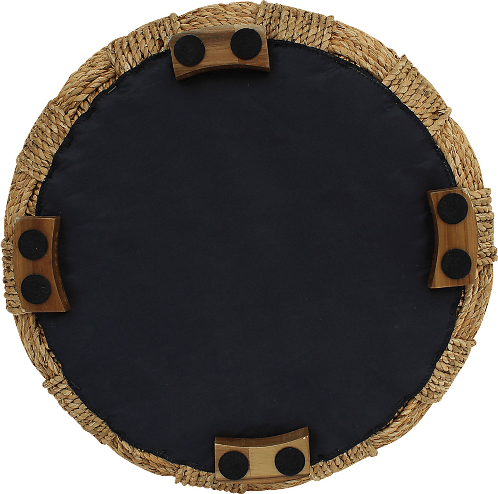 Vaessa Brown Round Accent Table - Image 3