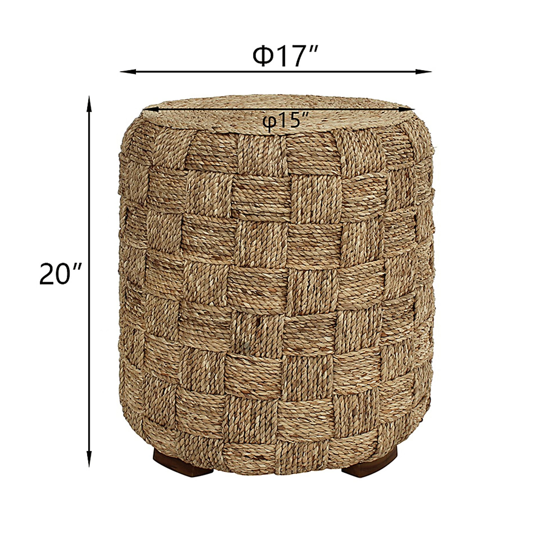 Vaessa Brown Round Accent Table - Image 5