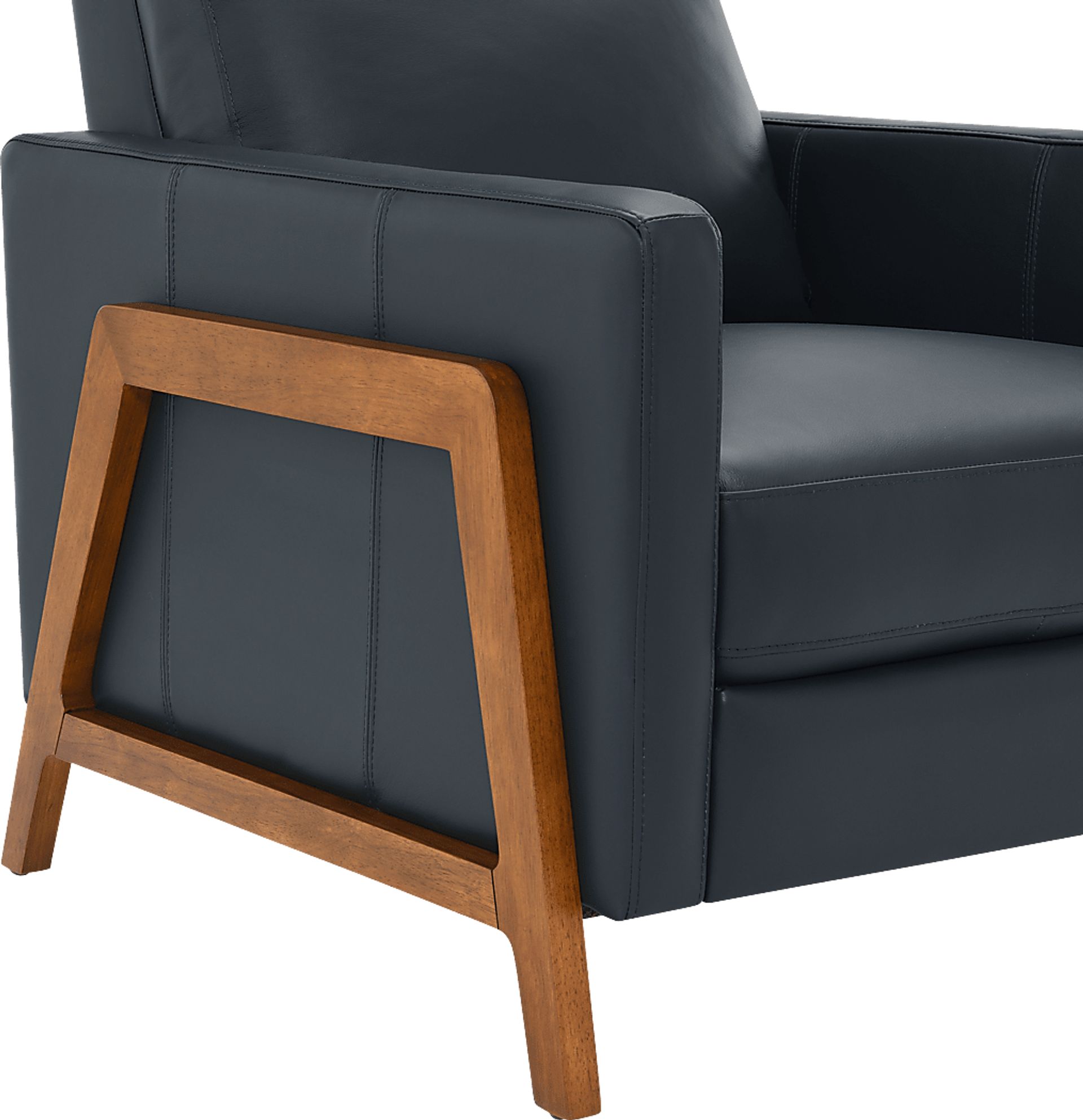 Vaiaho Dark Blue Push Back Recliner - Image 13