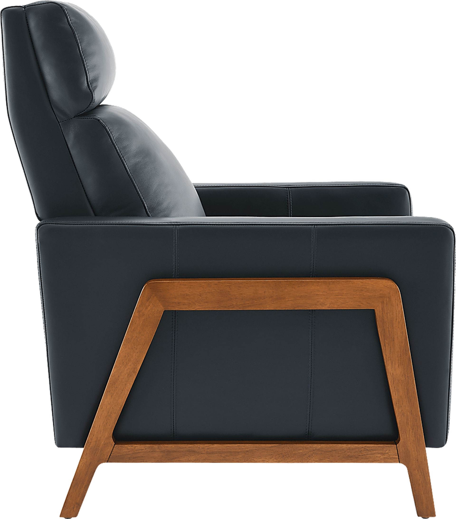 Vaiaho Dark Blue Push Back Recliner - Image 8