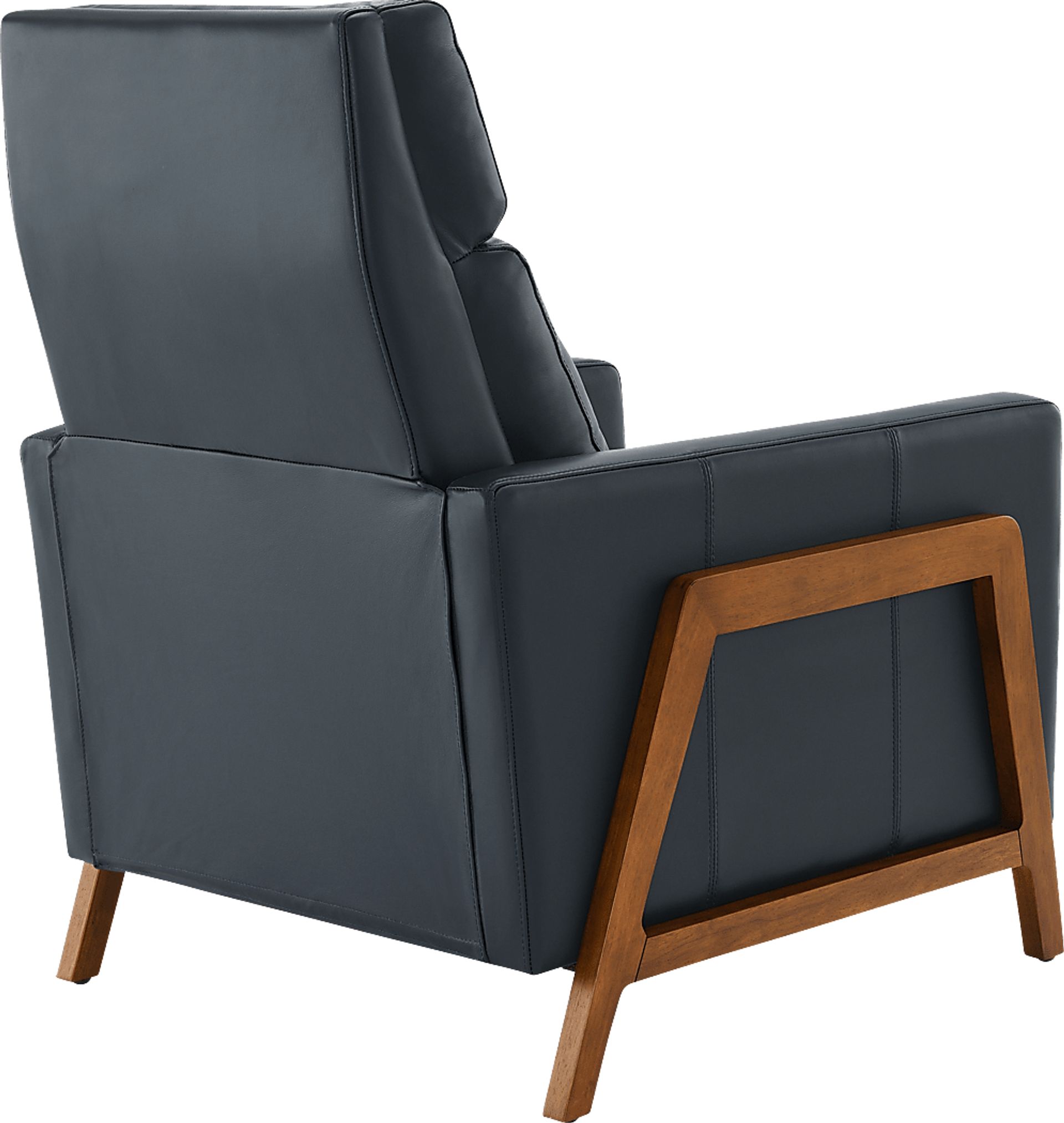 Vaiaho Dark Blue Push Back Recliner - Image 9