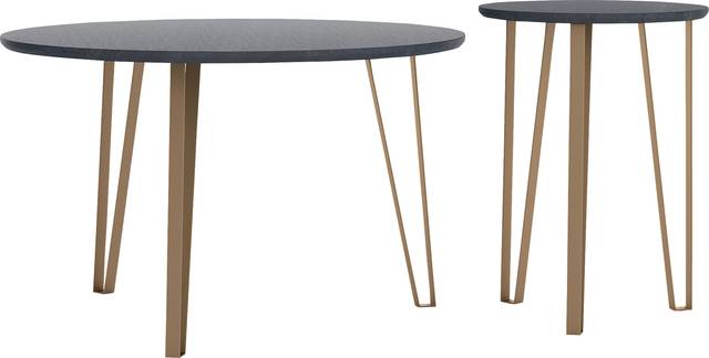 Vailmount Black Accent Table, Set of 2 - Thumbnail - Image 5