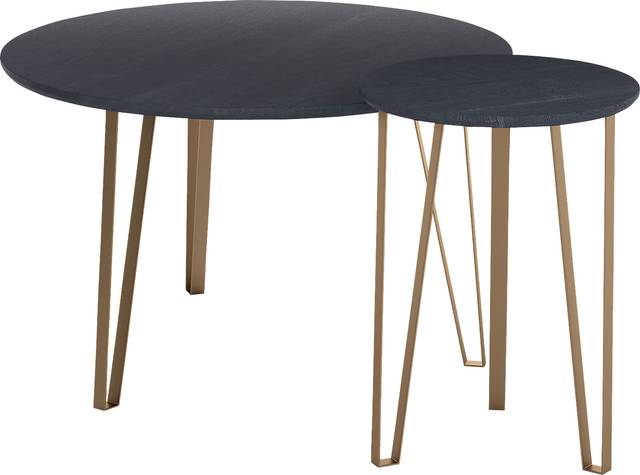 Vailmount Black Accent Table, Set of 2 - Thumbnail - Image 6