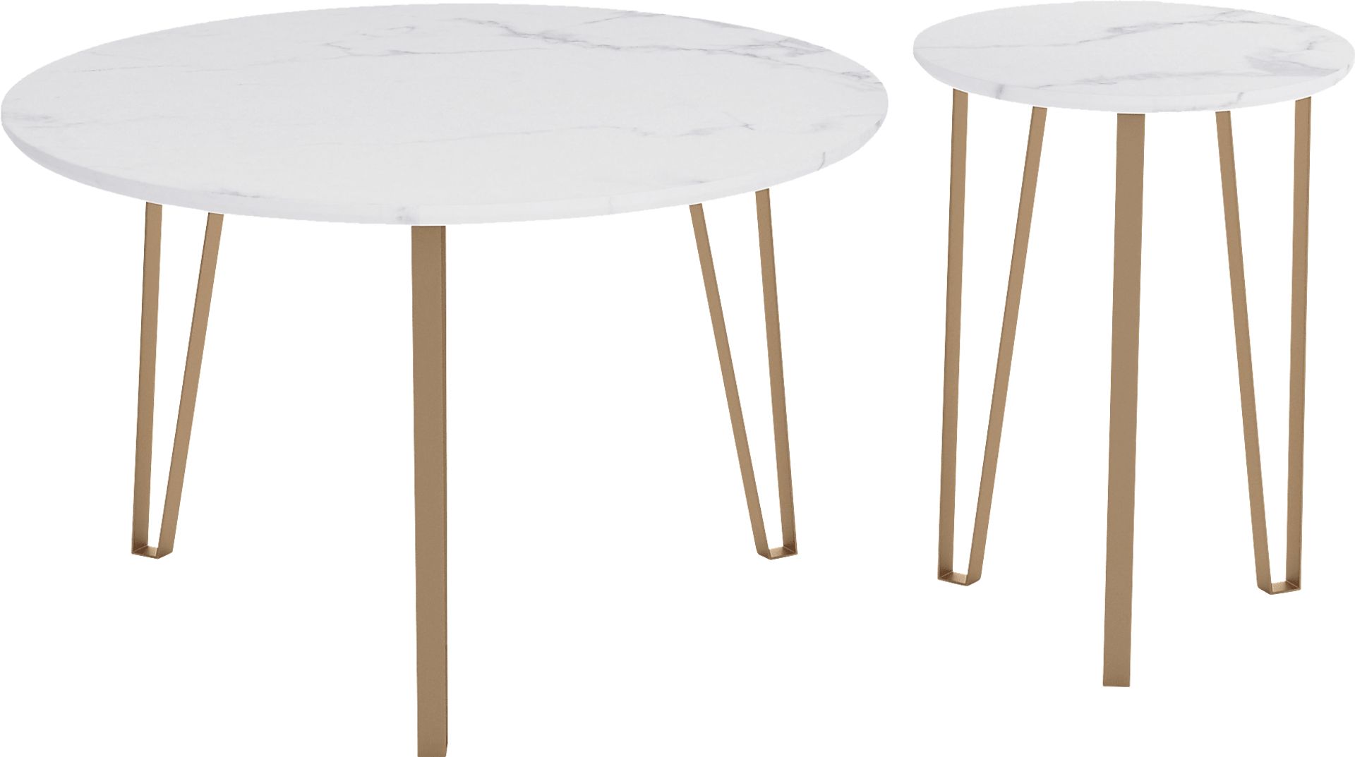 Vailmount White Accent Table, Set of 2 - Image 2