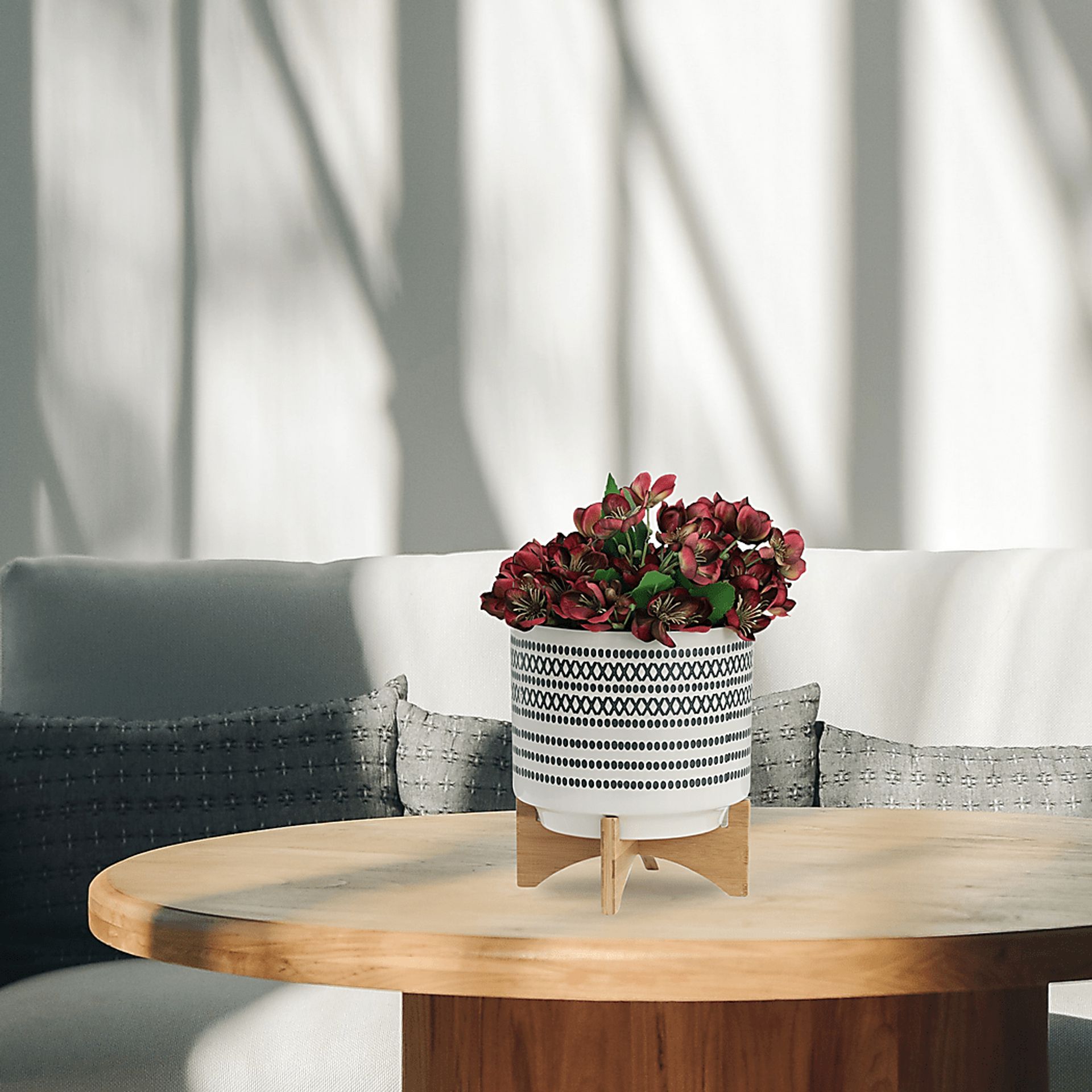 Valbark Dark Blue Planter - Image 2