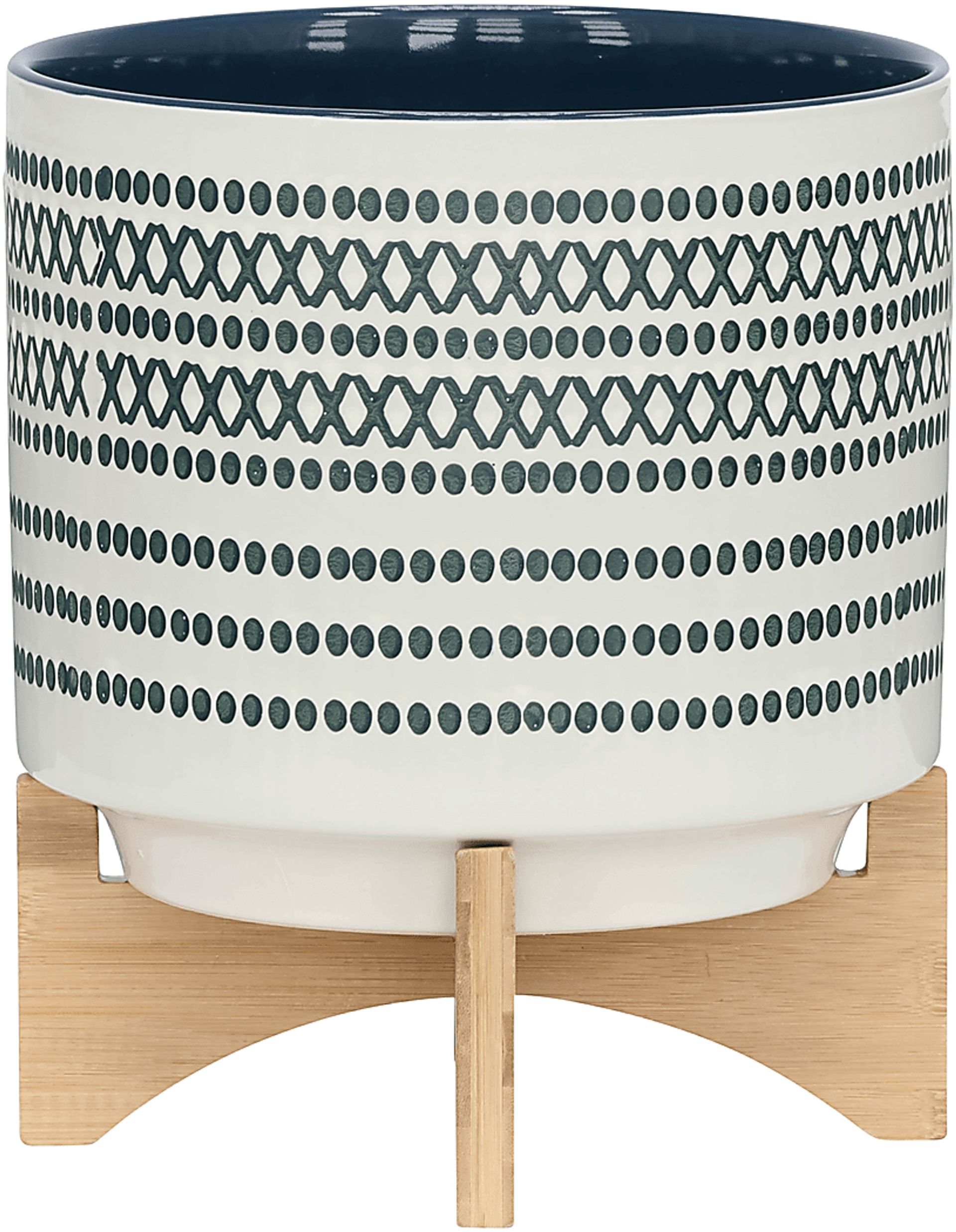 Valbark Dark Blue Planter - Image 3