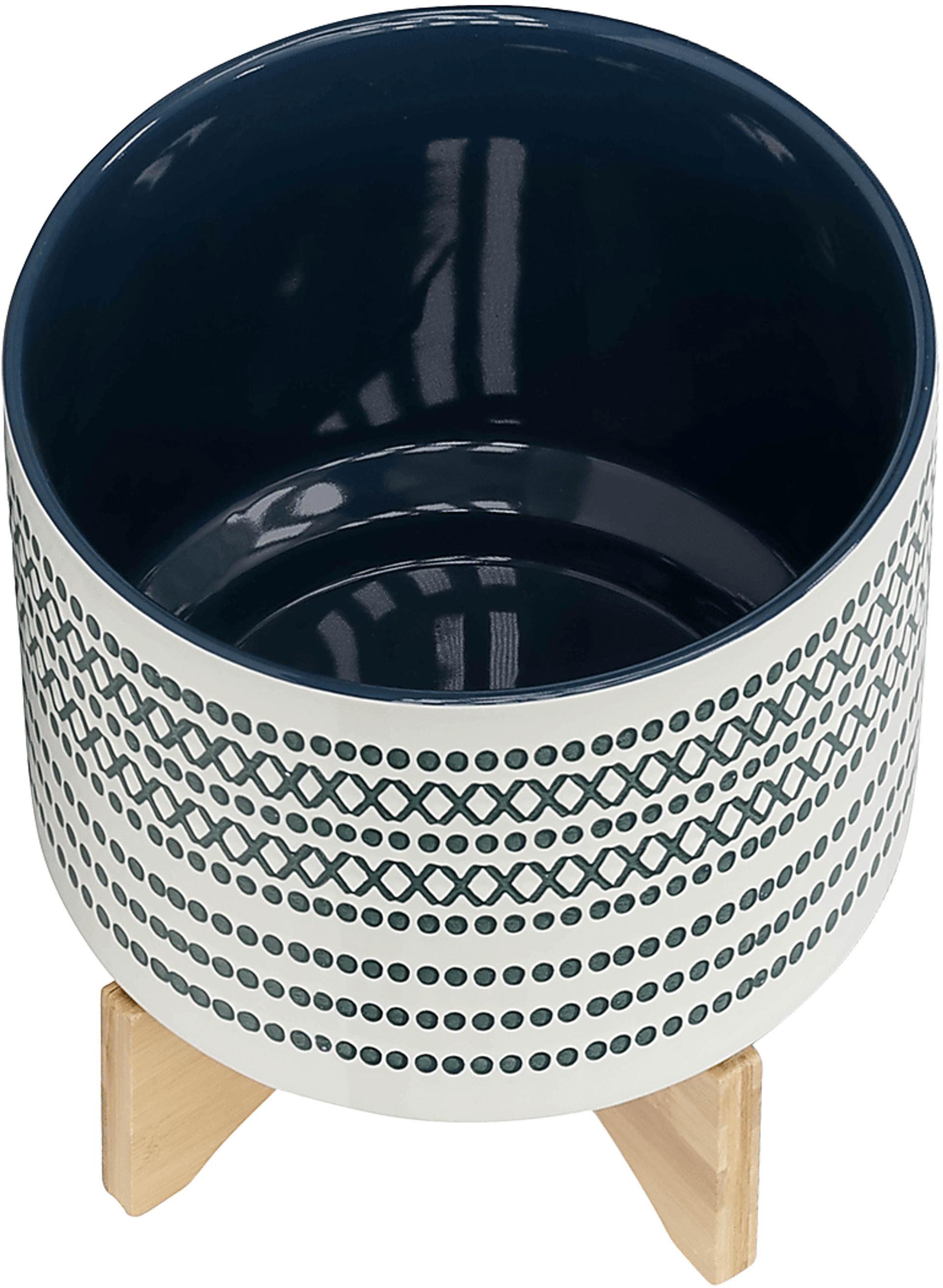 Valbark Dark Blue Planter - Image 5