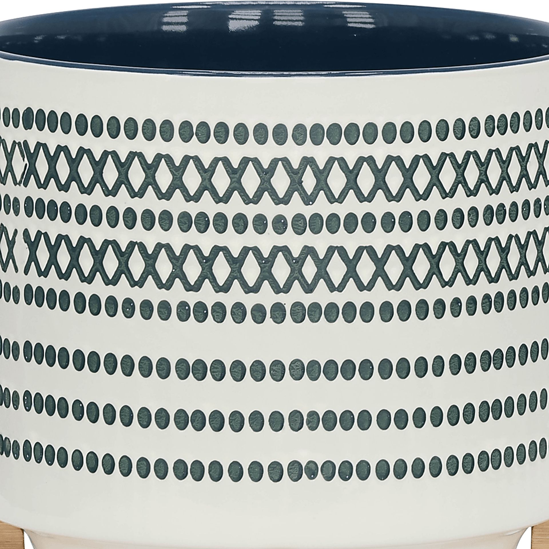 Valbark Dark Blue Planter - Image 7