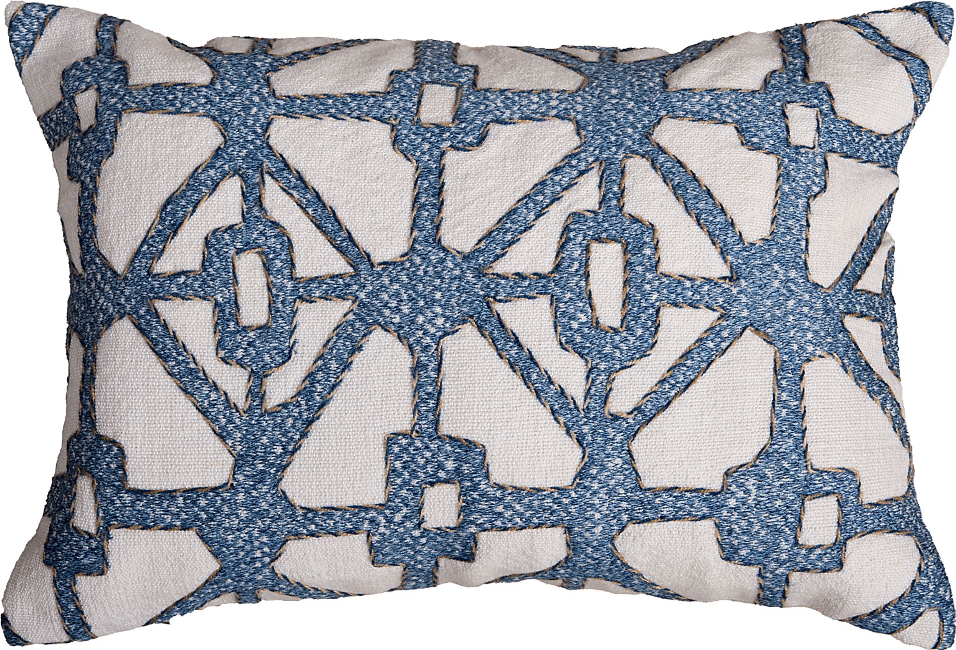 Valbe Blue Indoor/Outdoor Accent Pillow - Image 1