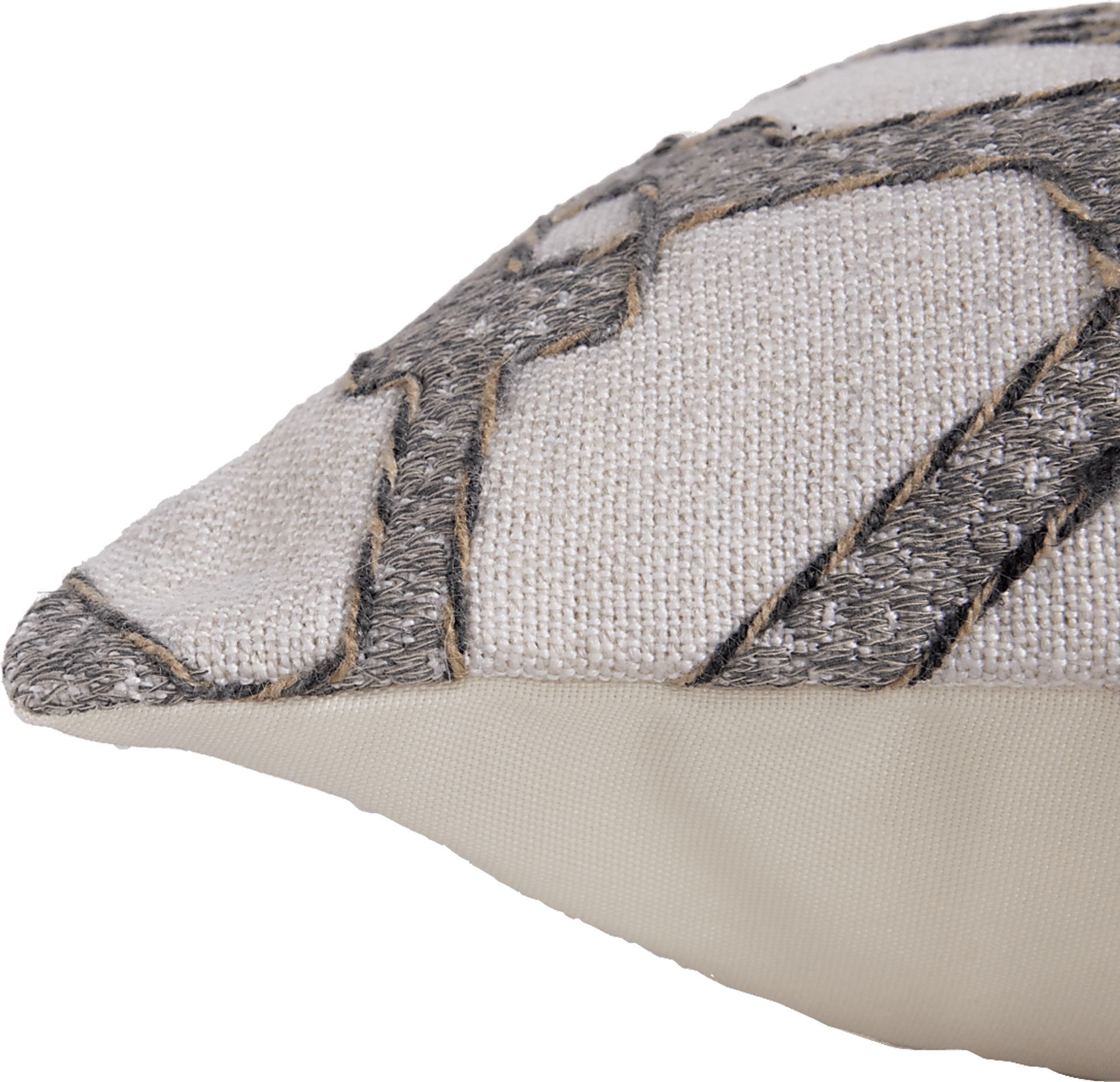 Valbe Gray Indoor/Outdoor Accent Pillow - Image 3