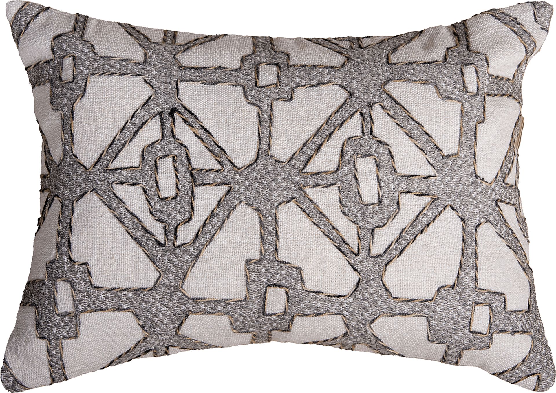 Valbe Gray Indoor/Outdoor Accent Pillow - Image 1