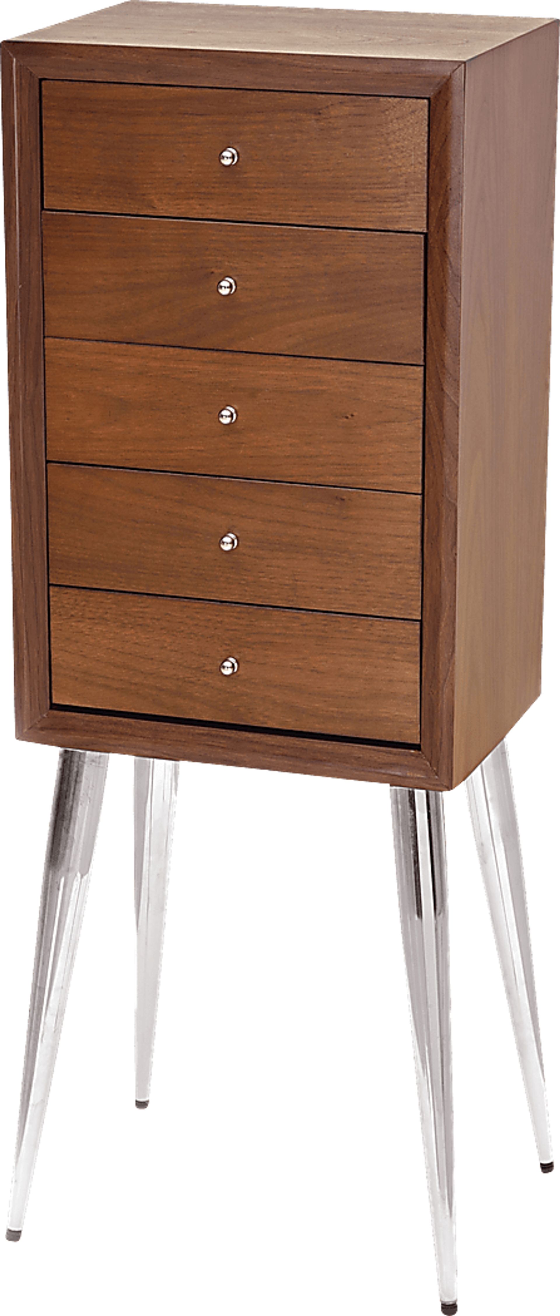 Valbrook Brown Jewelry Armoire - Image 1