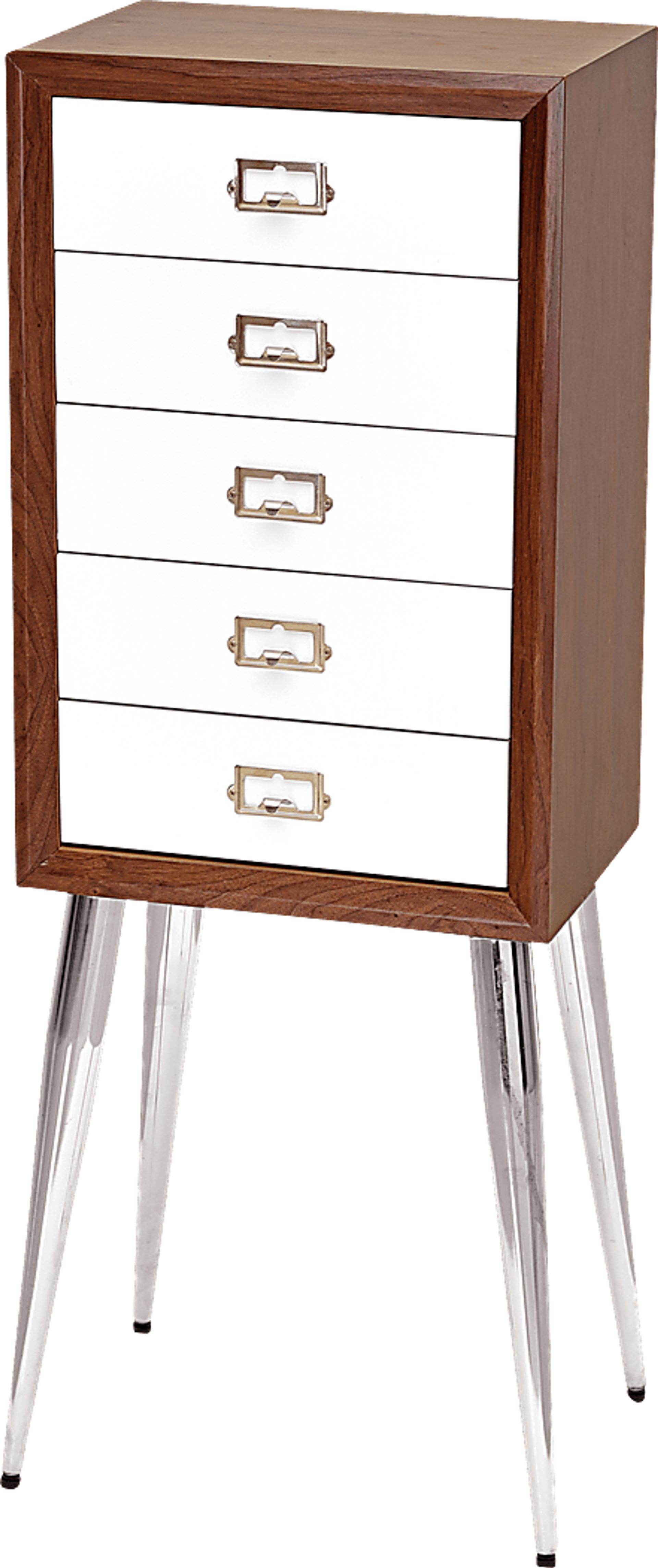 Valbrook White Jewelry Armoire - Image 1