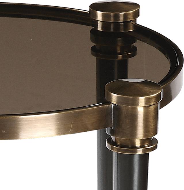 Valdena Brass Accent Table - Thumbnail - Image 2