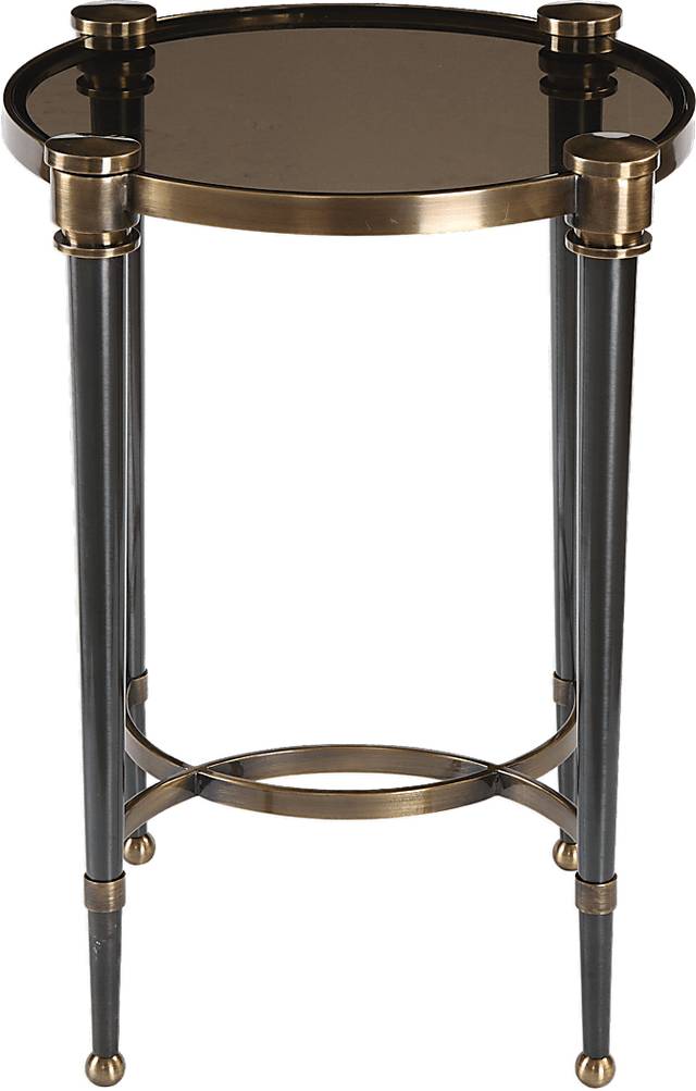 Valdena Brass Accent Table - Thumbnail - Image 1