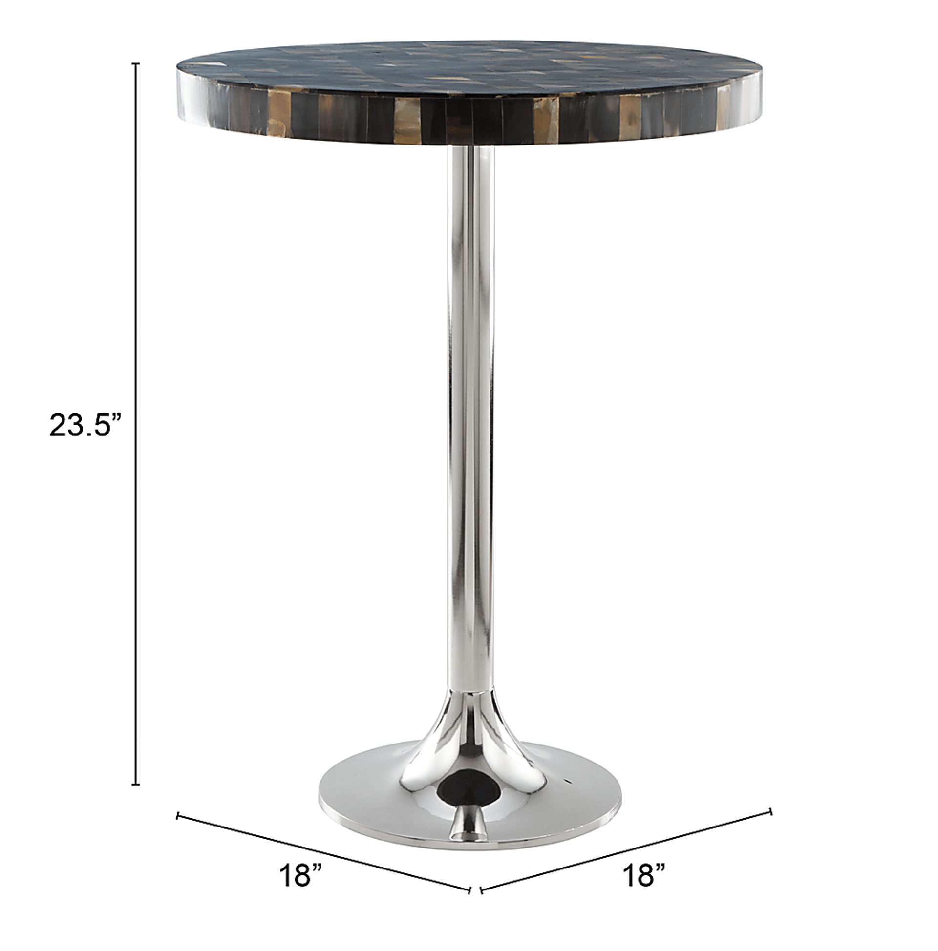 Valdisere Black Accent Table - Image 8