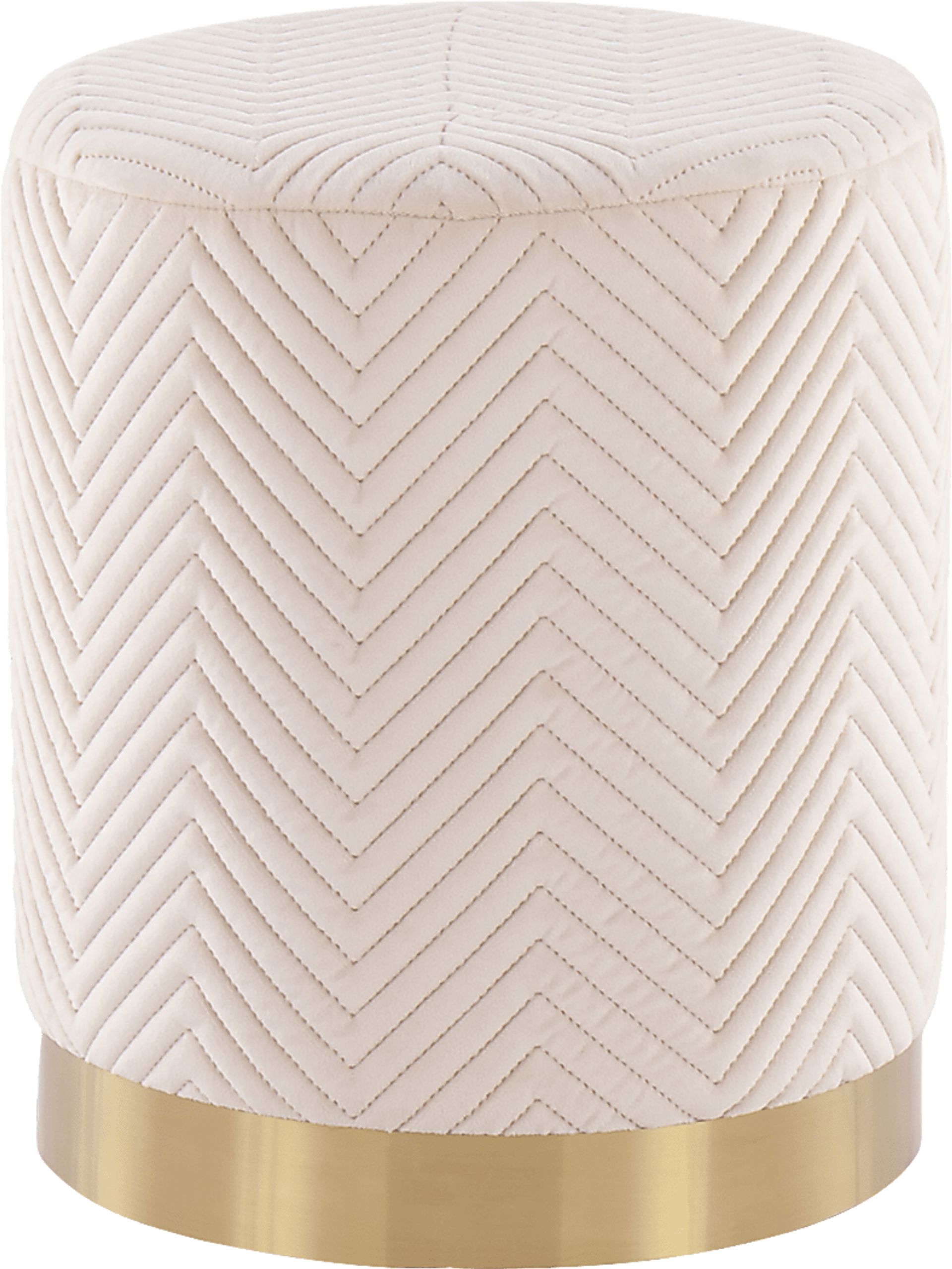 Valegreen Cream Ottoman - Image 1