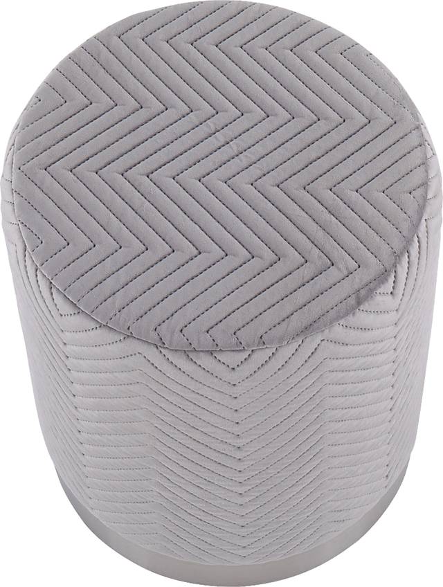 Valegreen Silver Ottoman - Thumbnail - Image 2